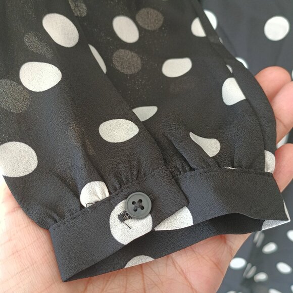 BANANA REPUBLIC Petite Blouson-Sleeve Shirt Dress - Picture 10 of 10